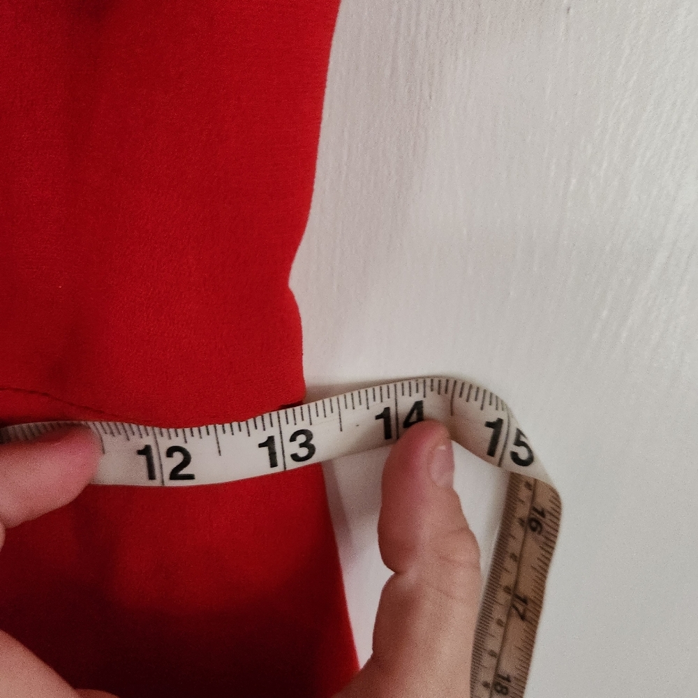 Goldie Red Off-Shoulder Ruffle Dress - Picture 9 of 10